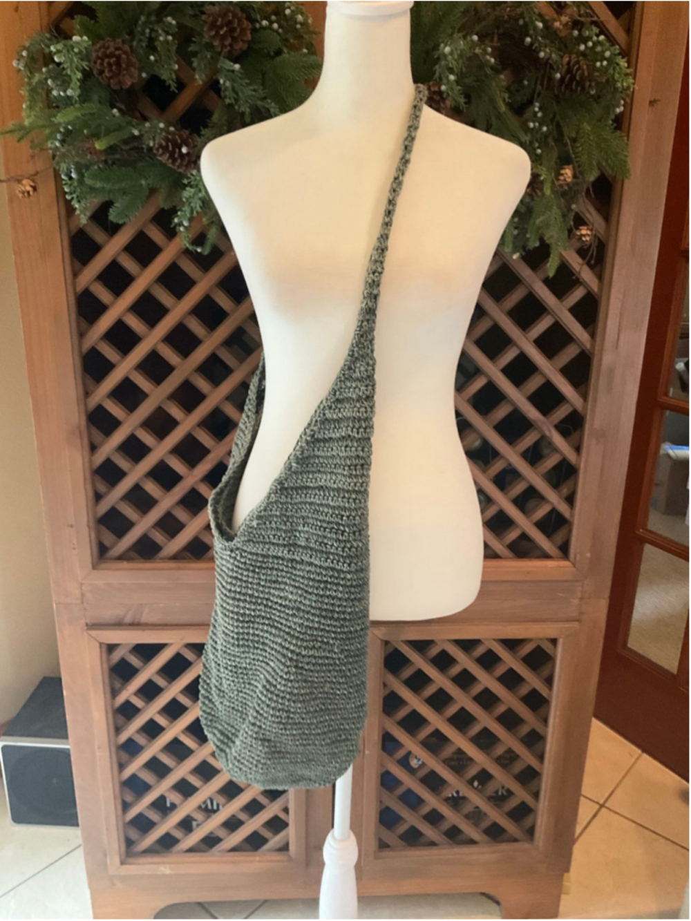 Paper Straw Bag Slouch Hobo Shoulder Bag Boho Tote - Picture 2 of 3